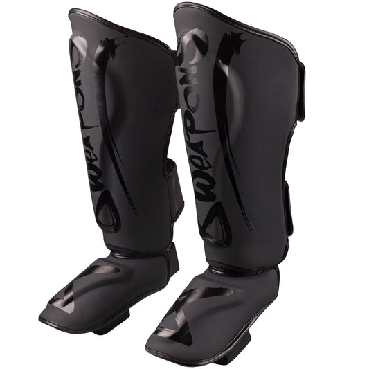 8 Weapons Unlimited 2.0 Muay Thai Shin Guards - Black/Black