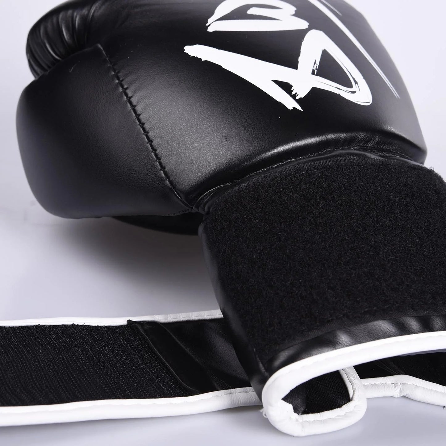 8 Weapons Unlimited Muay Thai Boxing Gloves - Black/White