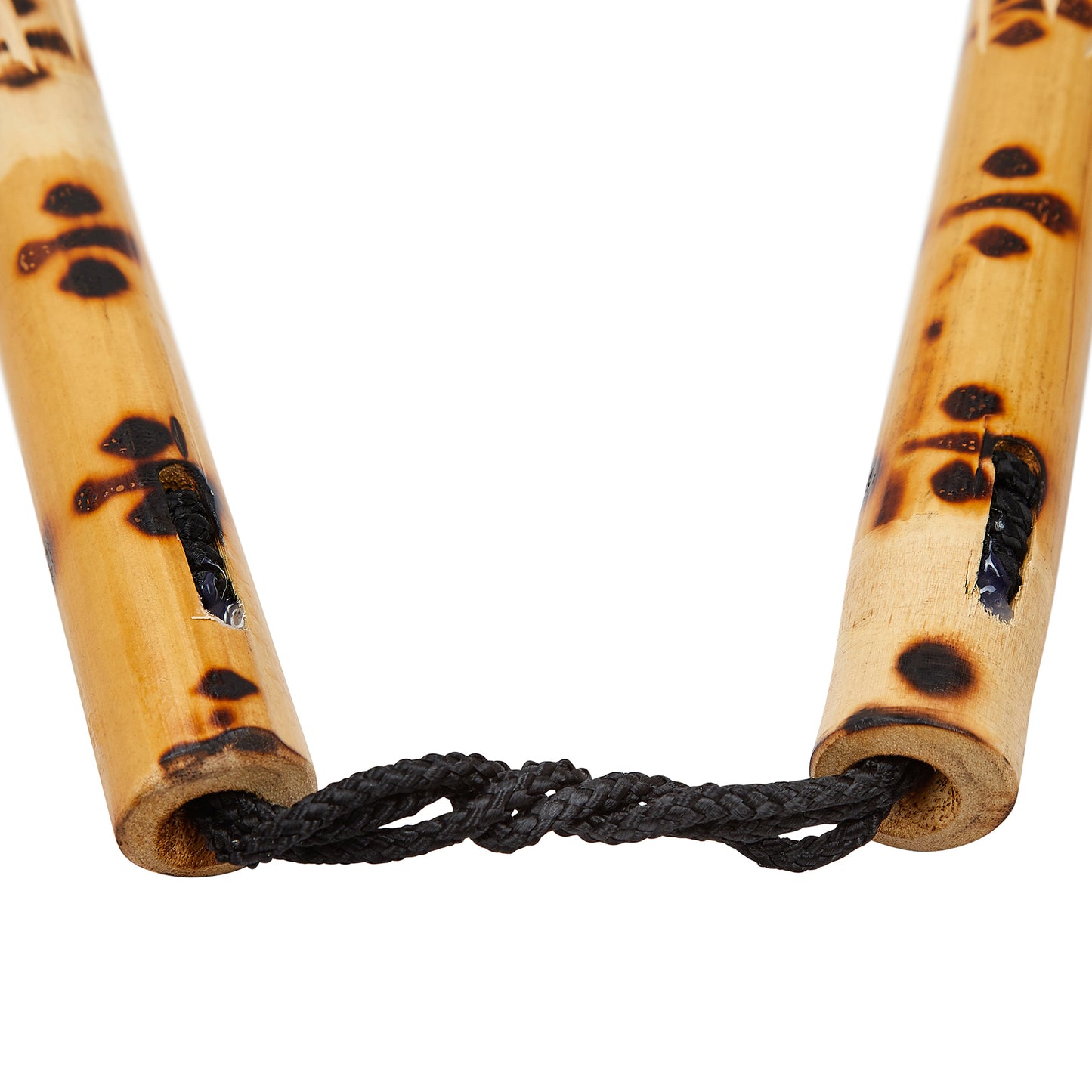 NR-070: Nunchaku Bamboo Tiger Cane / Skin W/ Cord