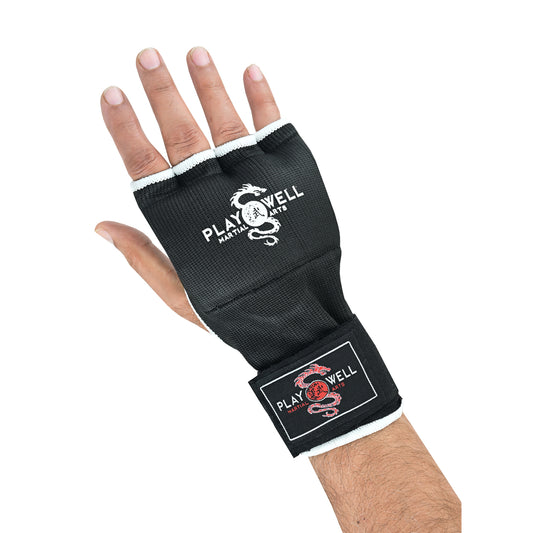 Black Elasticated Cotton Inner Gel Wraps - NEW