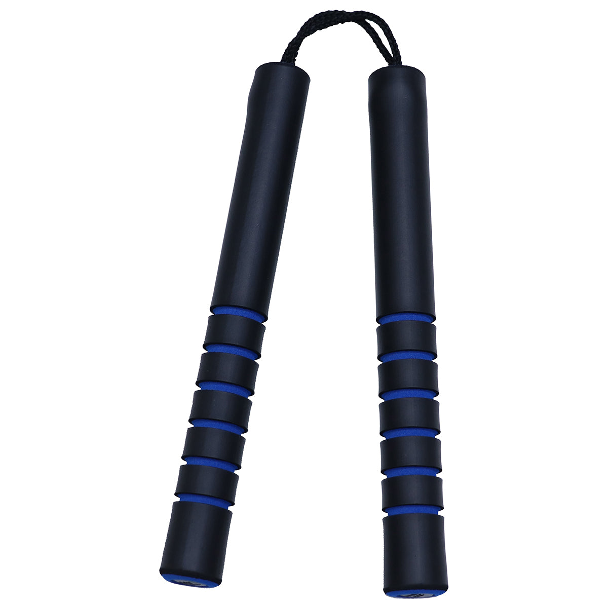 NR-028: Foam Nunchaku Cord With Grip : Blue grips  ( E128) - PRE