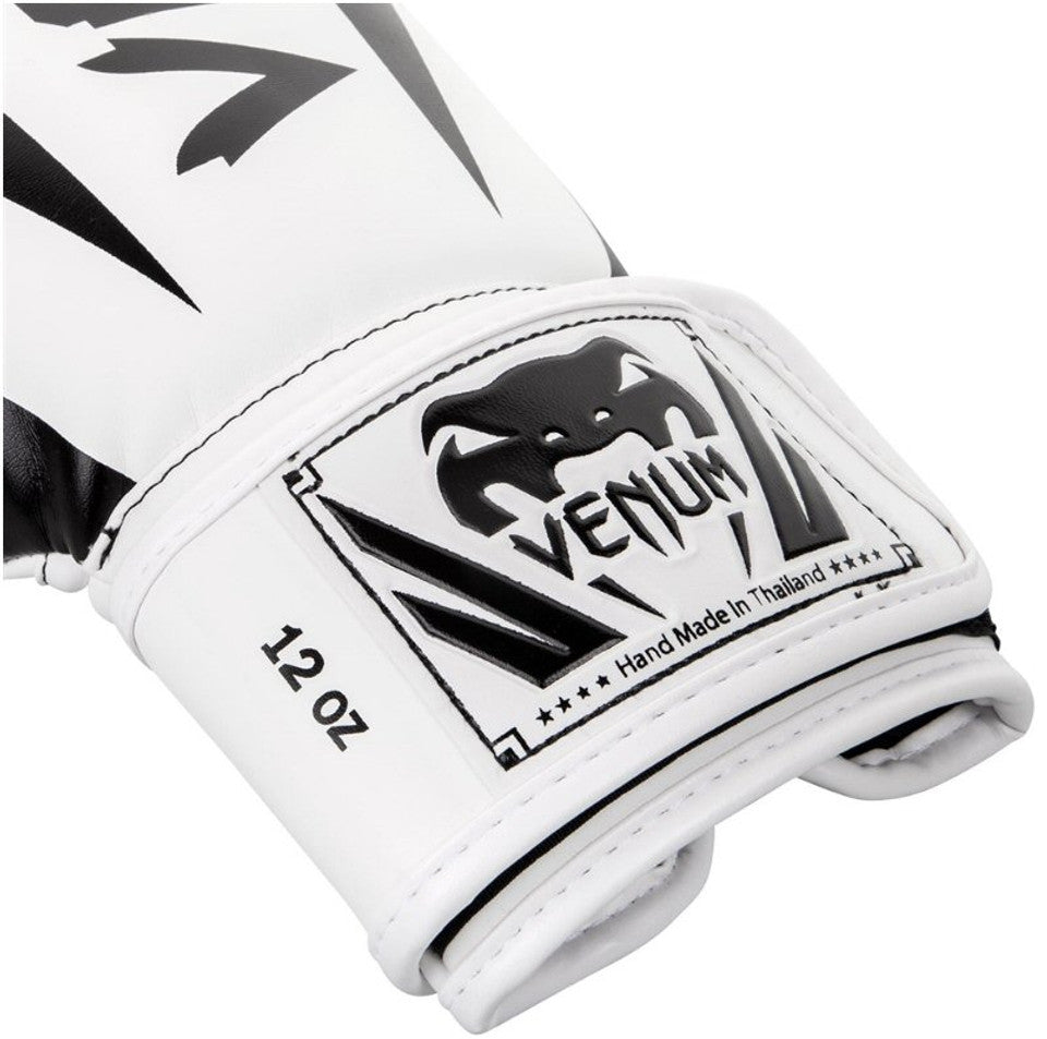 Venum Elite Boxing Gloves - White/Black