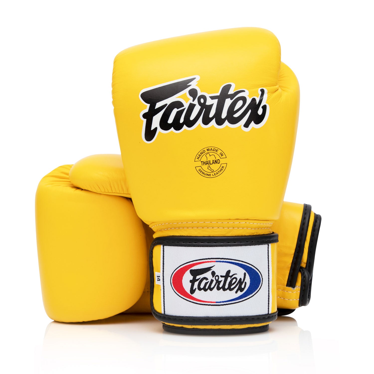 Fairtex BGV1 Yellow Universal Leather Boxing Gloves