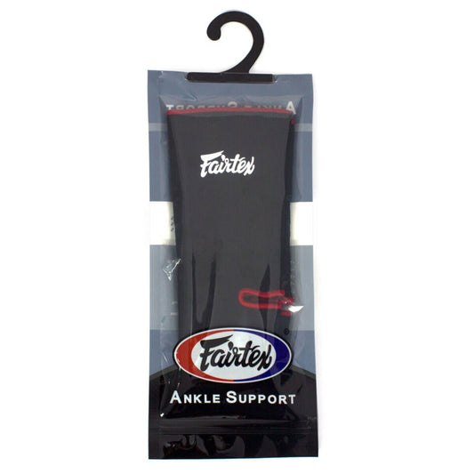Fairtex AS1 Muay Thai Ankle Supports - Black/Red