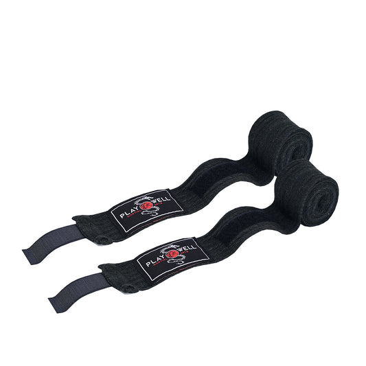 Childrens Boxing Hand Wraps Pair 2.5M - Black