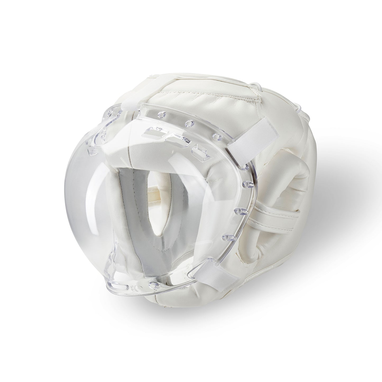 Kudo Adults White Padded Headguard: Full Mask - NEW