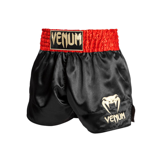 Venum Classic Muay Thai Shorts - Red/Black/Gold