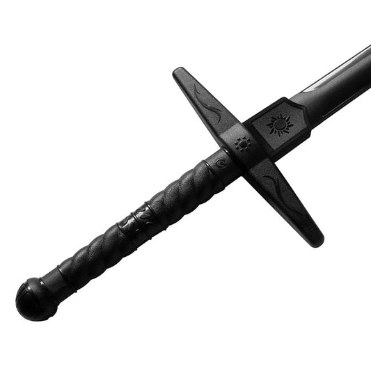 Black Polypropylene Full Contact Two-Handed Medieval Sword