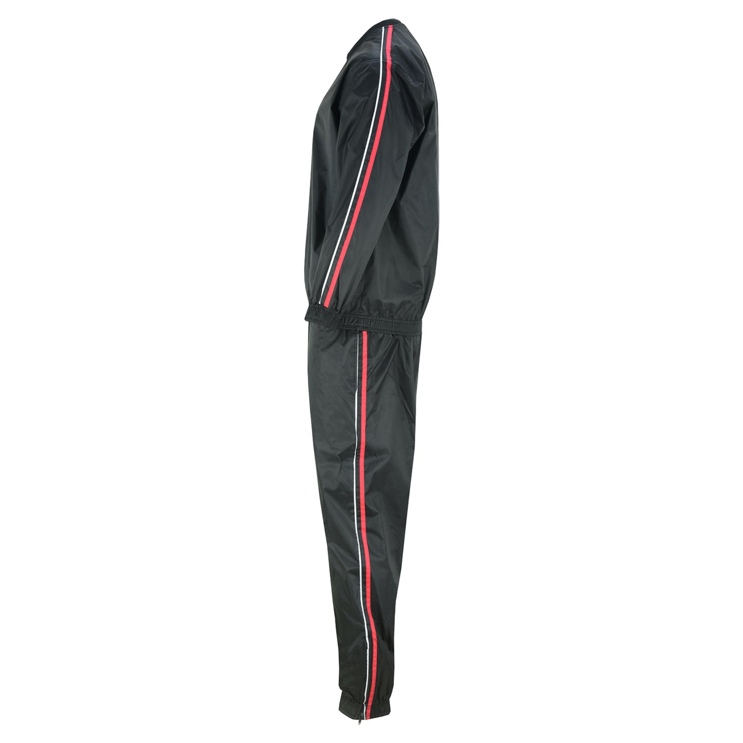 Playwell Premium Proffesional Sauna Suit - Black/Red