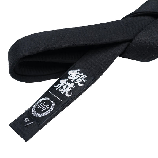 Scramble Kihon BJJ Jiu Jitsu Gi Belt - Black