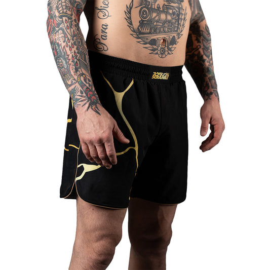 Scramble Kintsugi Grappling Fight Shorts - Black
