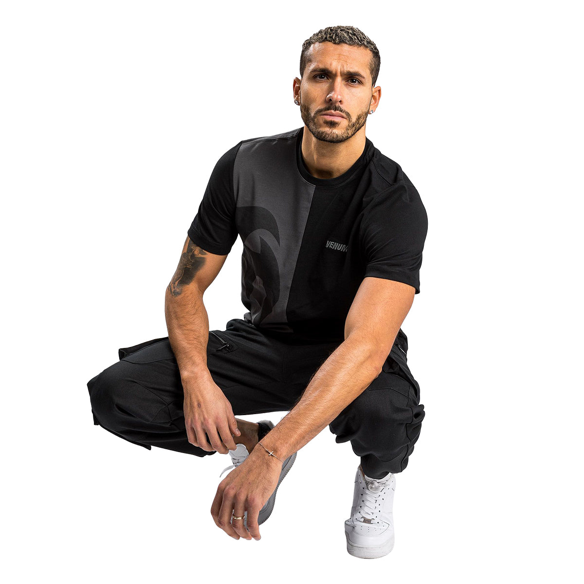 Venum MMA Giant Split T shirt - New - Grey/Black