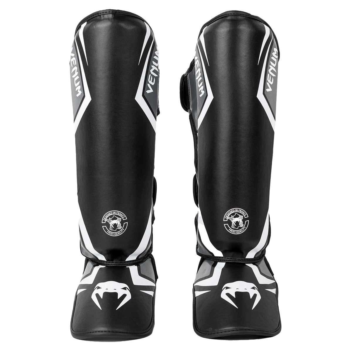 Venum Contender 2.0 Muay Thai Shin Guards - Black/White