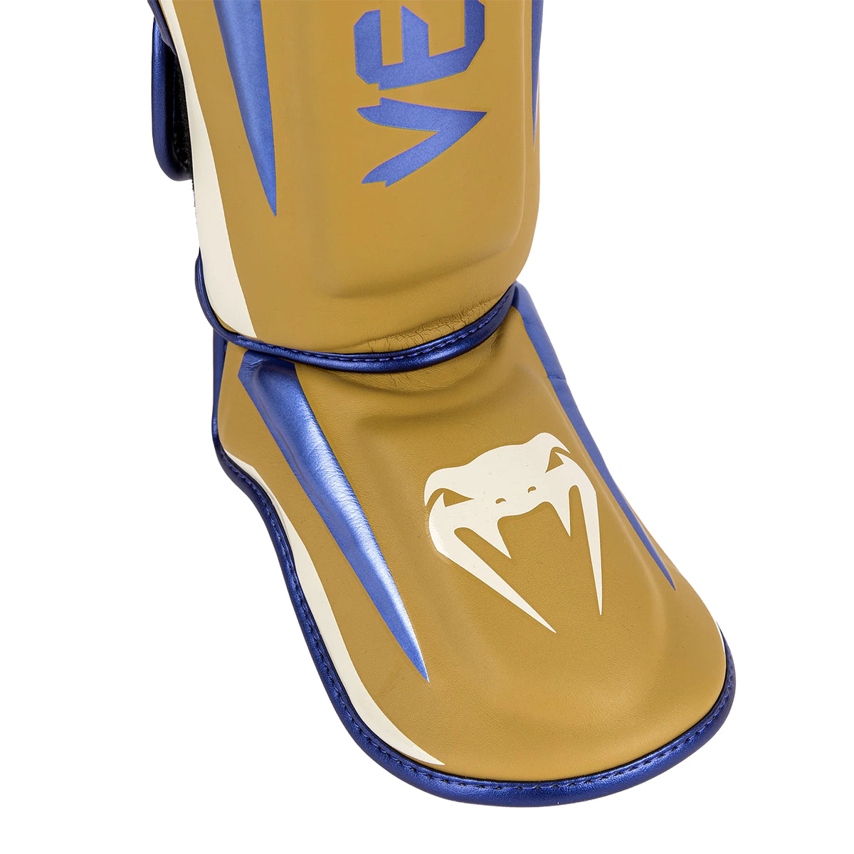Venum Muay Thai Stand Up Elite Shin Guards - Camel