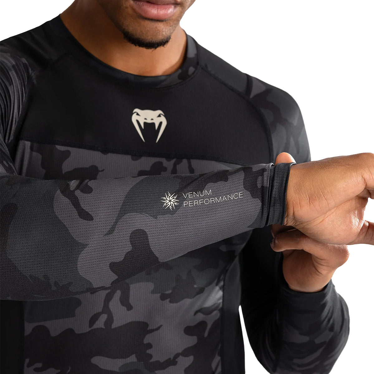 Venum G-Fit Air MMA Long Sleeve Rashguard - Urban Camo