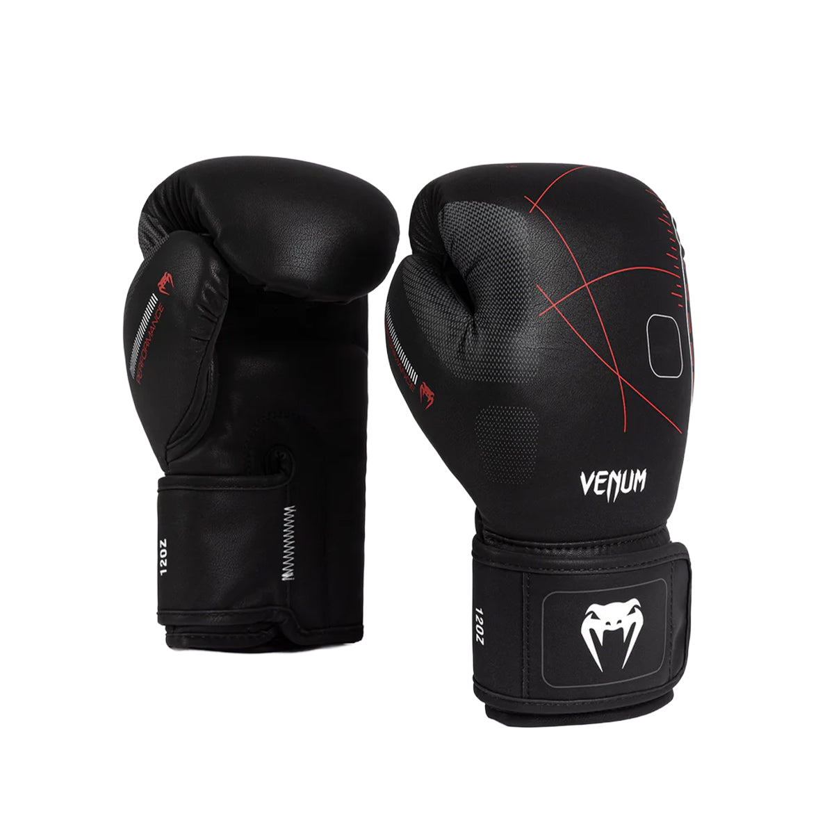 Venum Tactical XT Boxing Gloves - Black/Fire Red