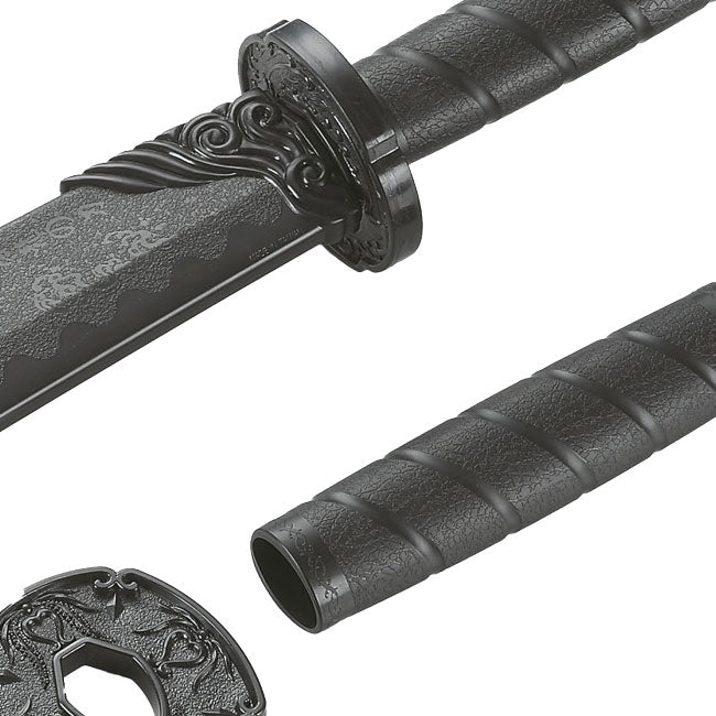 Black Polypropylene Kung Fu Dragon BroadSword: Dragon