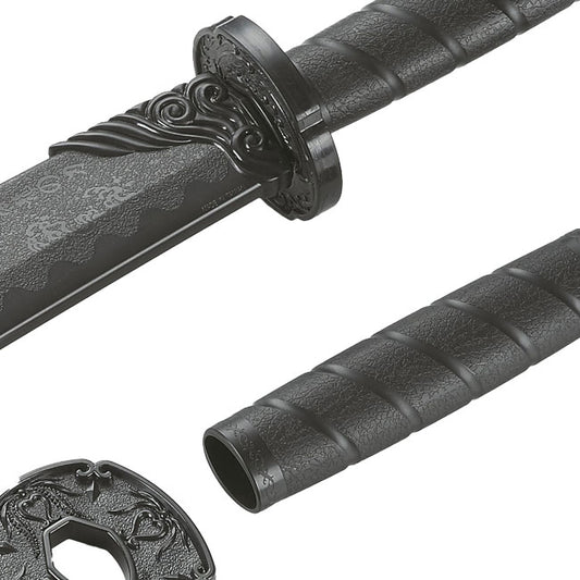 Black Polypropylene Kung Fu Dragon BroadSword: Dragon
