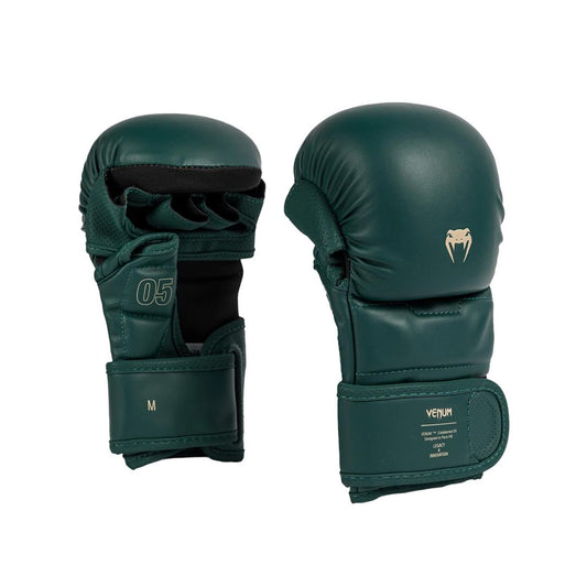 Venum Impact Evo MMA Sparring Gloves 7oz - Emerald Green