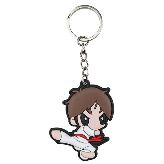 Childrens Taekwondo Rubber Key Chain ( H556 )