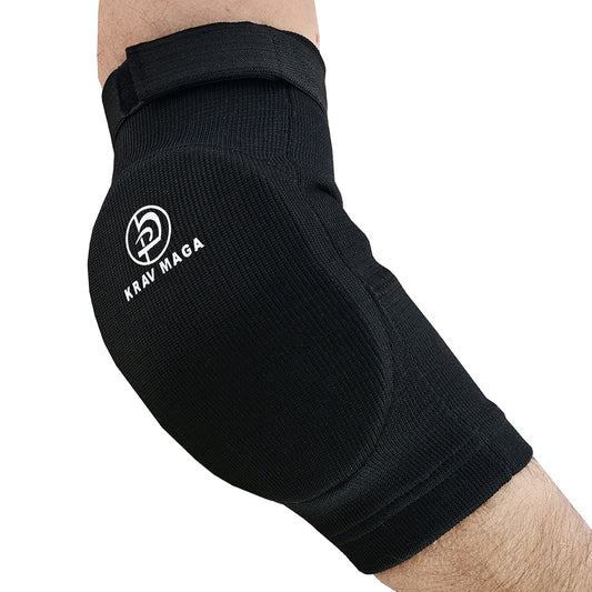 Krav Maga Black Cotton Padded Elbow Pads  - NEW