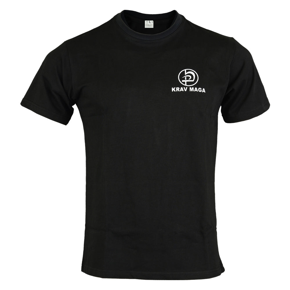Krav Maga Black Cotton Training T shirt