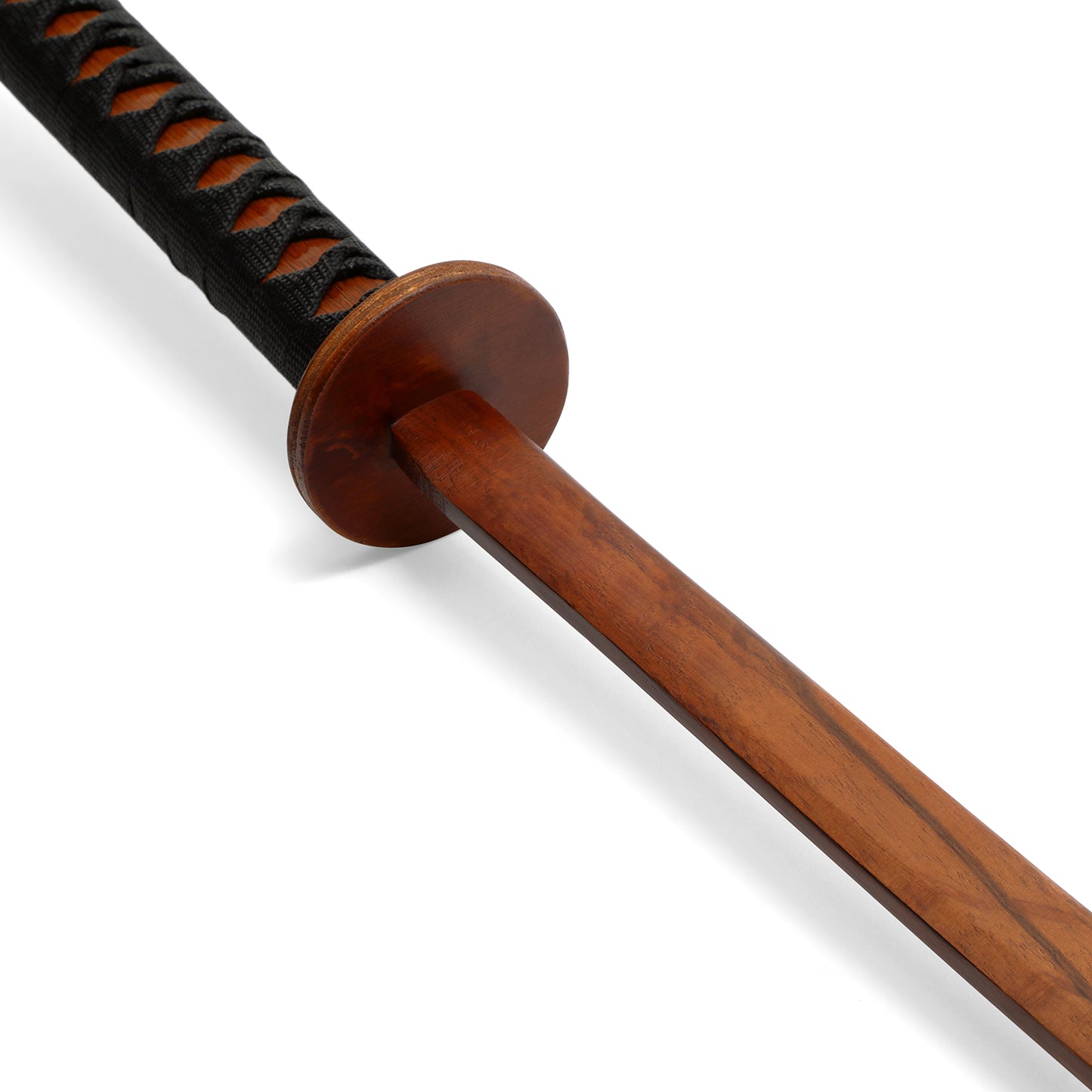 Wooden Roped Bokken With Scabbard  - Red Oak