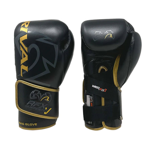 Rival RFX -Guerrero-V Leather  Bag Gloves - SF-H  - Black/Gold
