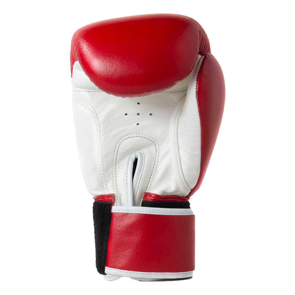 Sandee Authentic Leather Boxing Gloves - Red