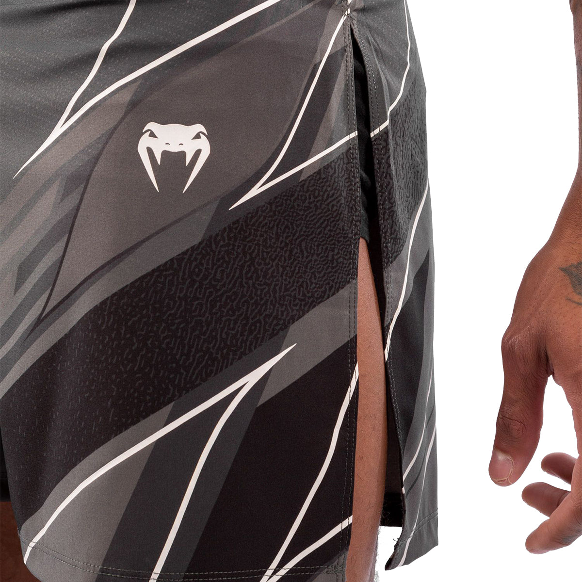 Venum x UFC Authentic Gladiator Mens Fight Shorts - Black/White