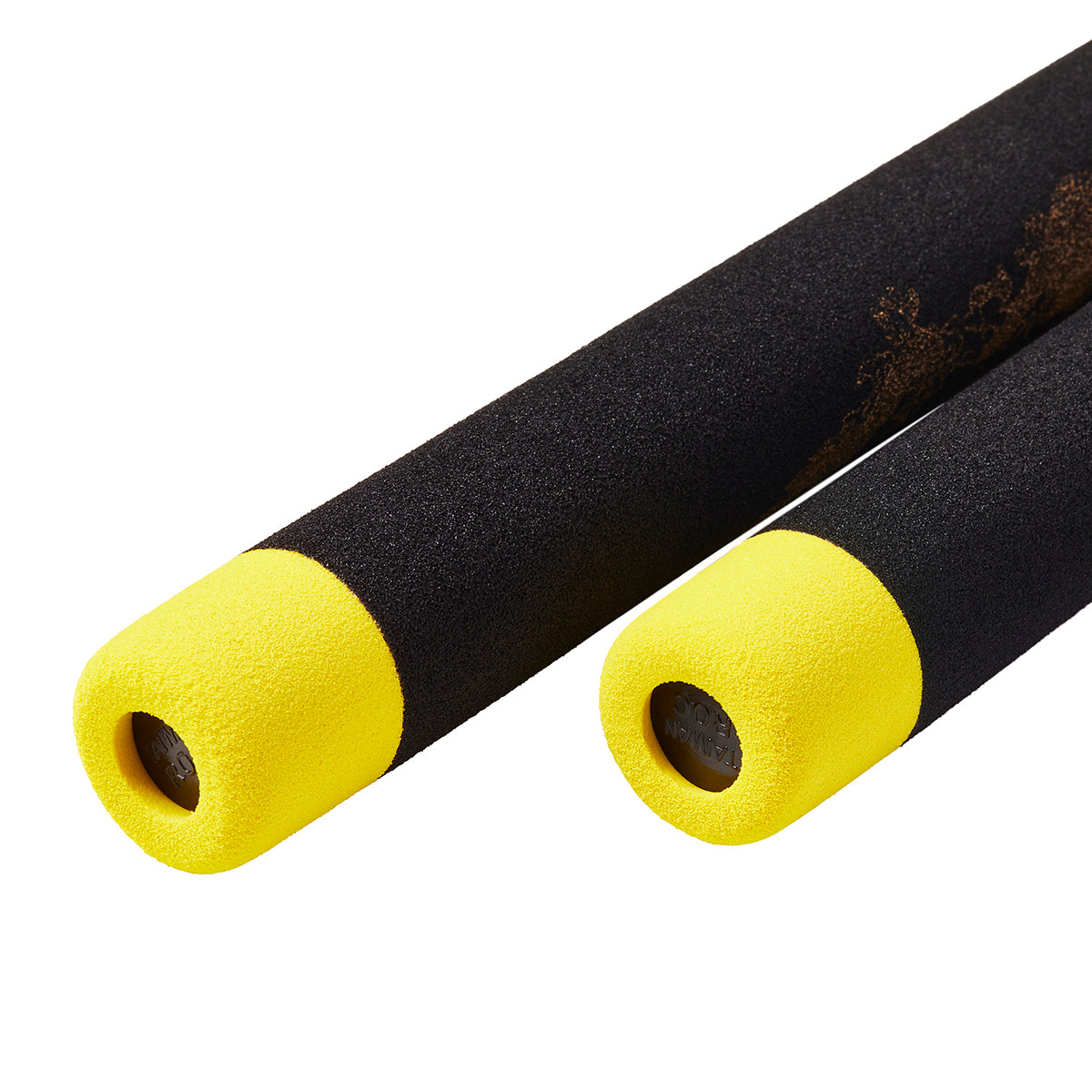 NR-009: Foam Nunchaku with Cord Black / Yellow Tips - PRE ORDER