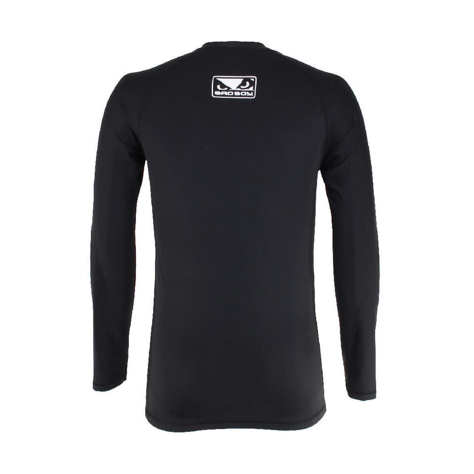 Bad Boy Raglan Long Sleeve Rashguard - Black