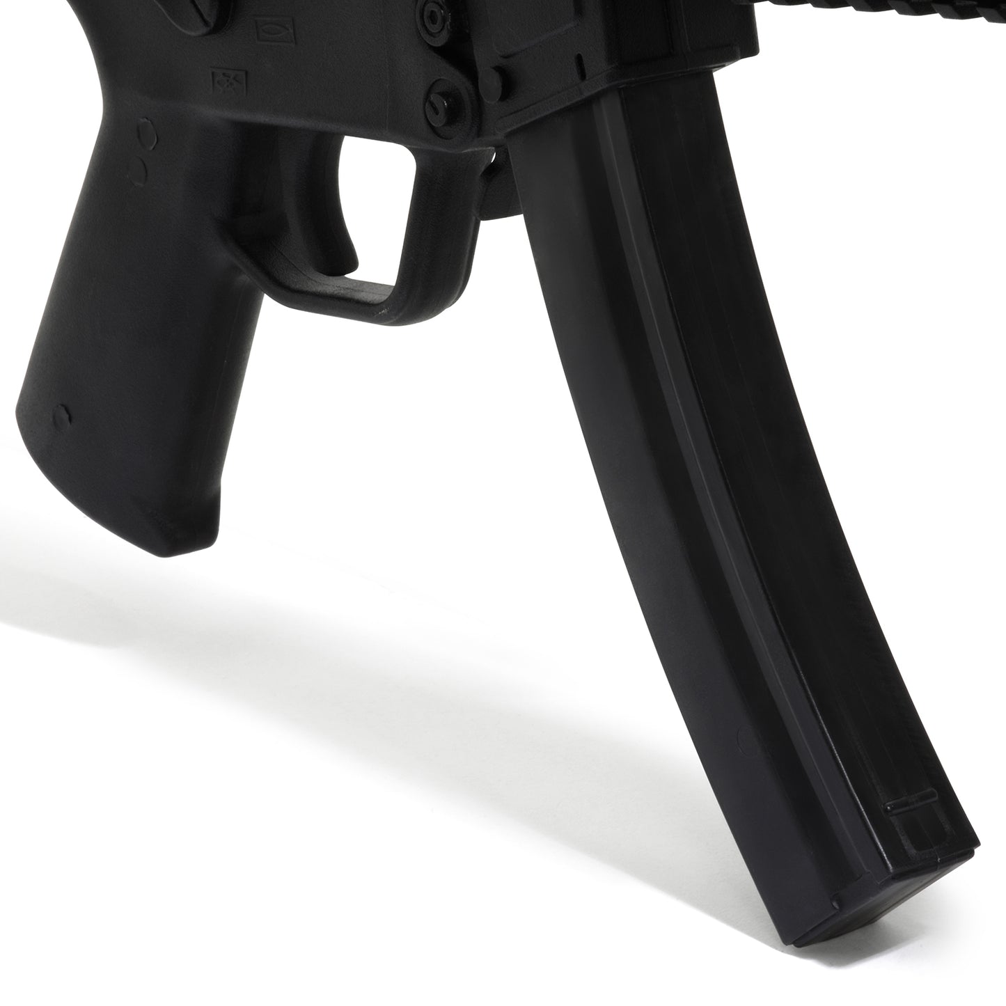Realistic TP Rubber Sub Machine Training Gun : Black ( E433) 33"