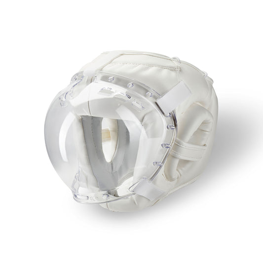 Kudo Adults White Padded Headguard: Full Mask  - NEW