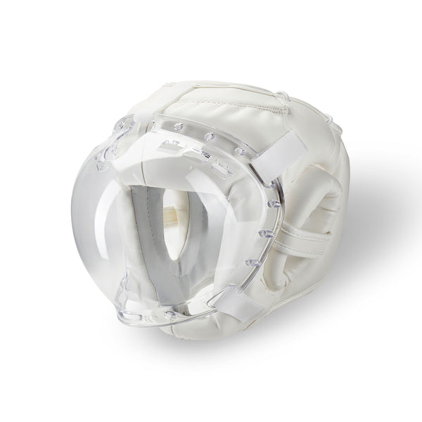 Kudo Adults White Padded Headguard: Full Mask  - NEW