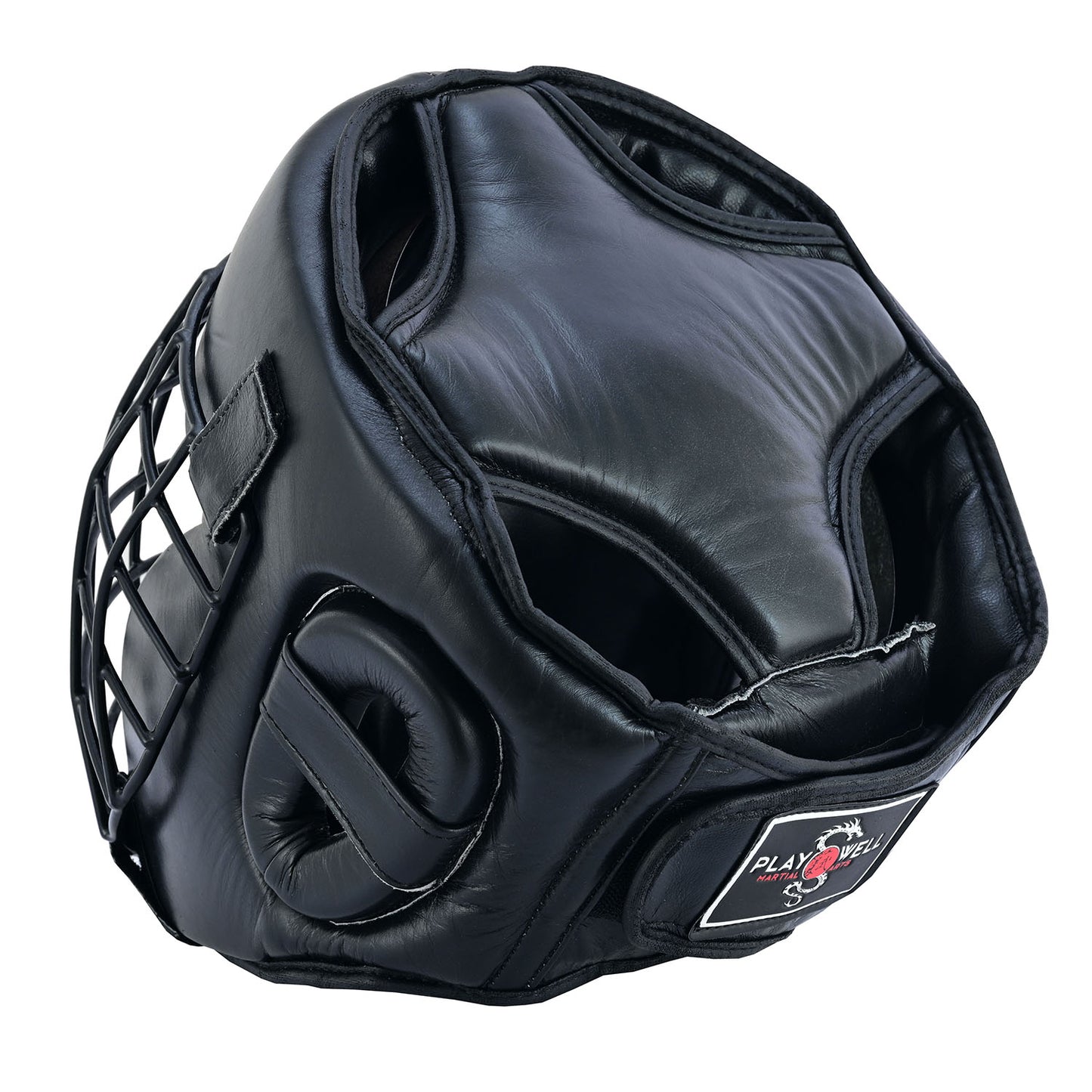 Full Contact Leather Light Weight Escrima Helmet