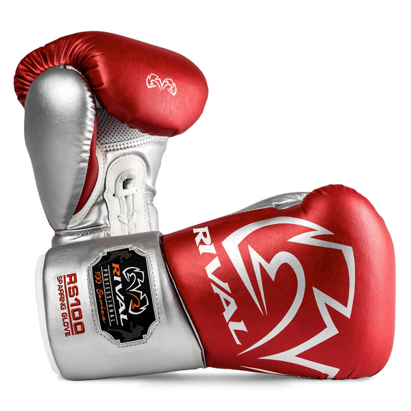 Rival Boxing RS100 Professional Sparring Gloves - Red