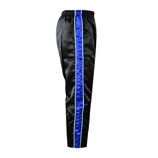 Full Contact Competition Striped Trousers - Black/Blue   - NEW