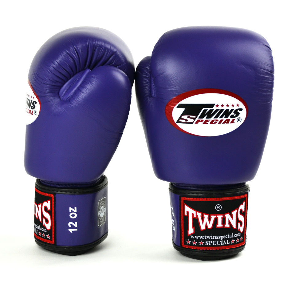 Twins BGVL3 Leather Boxing Gloves - Purple