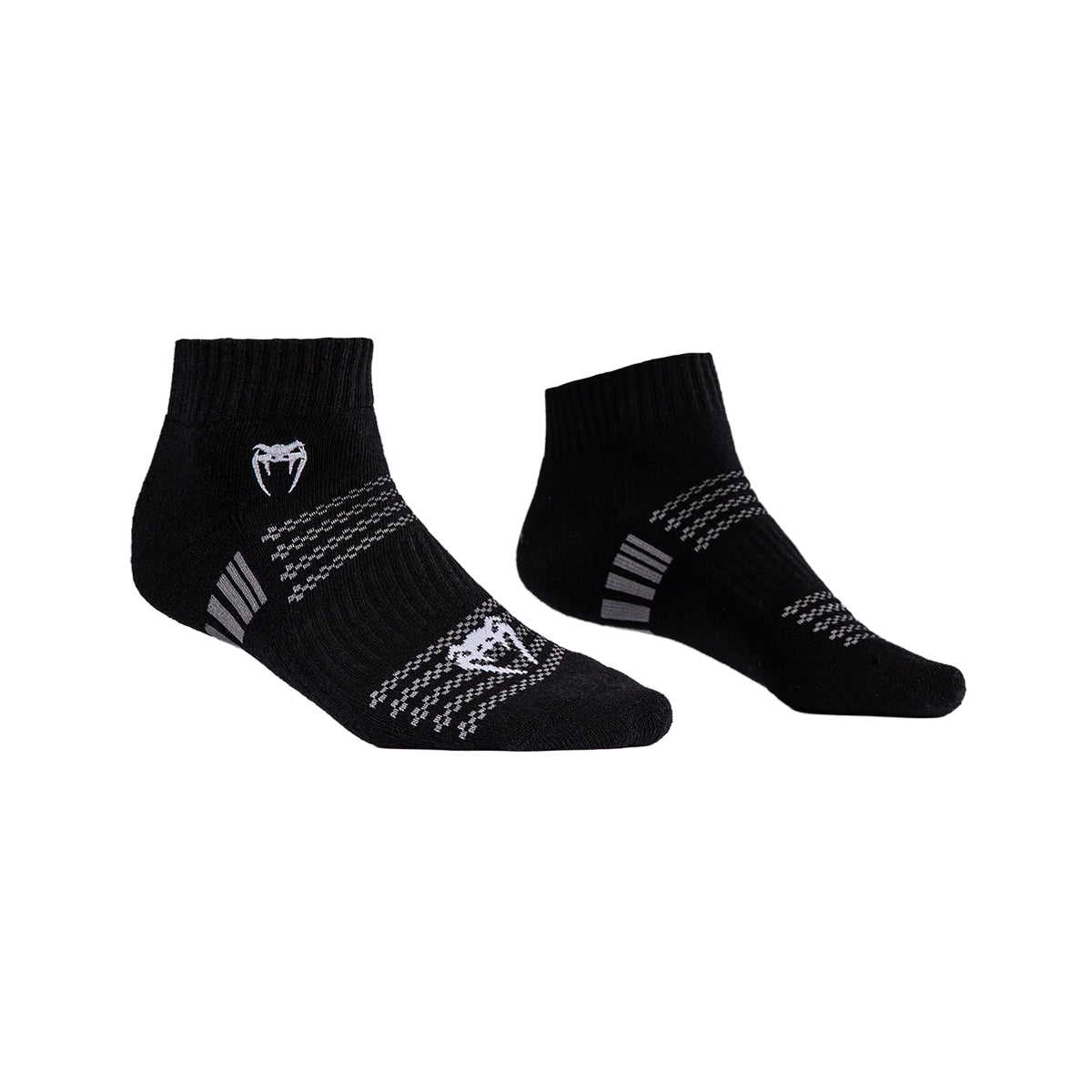 Venum Vector Ankle Socks 1 Pack - ( Large Size ) - Black/Grey