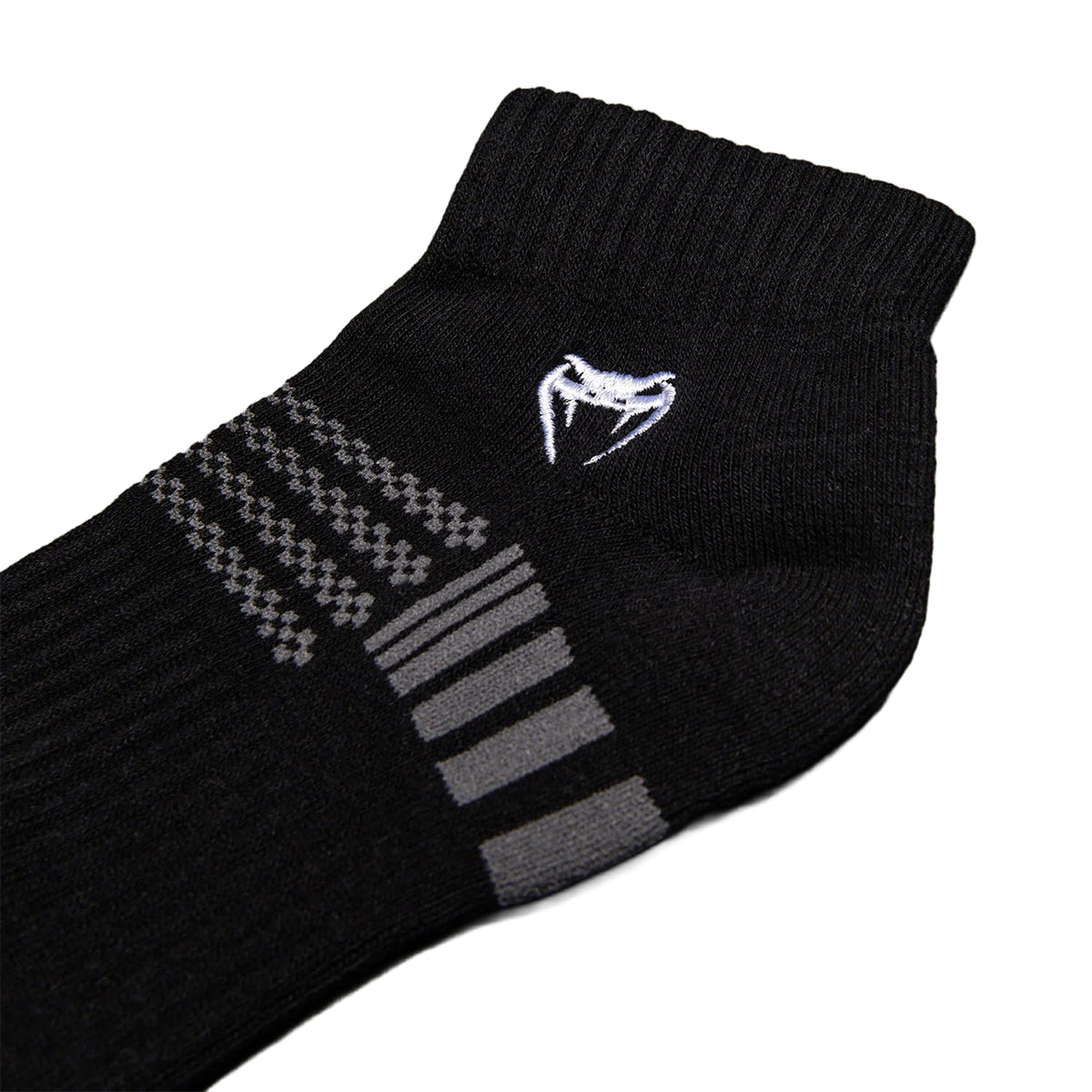 Venum Vector Ankle Socks 1 Pack - ( Large Size ) - Black/Grey