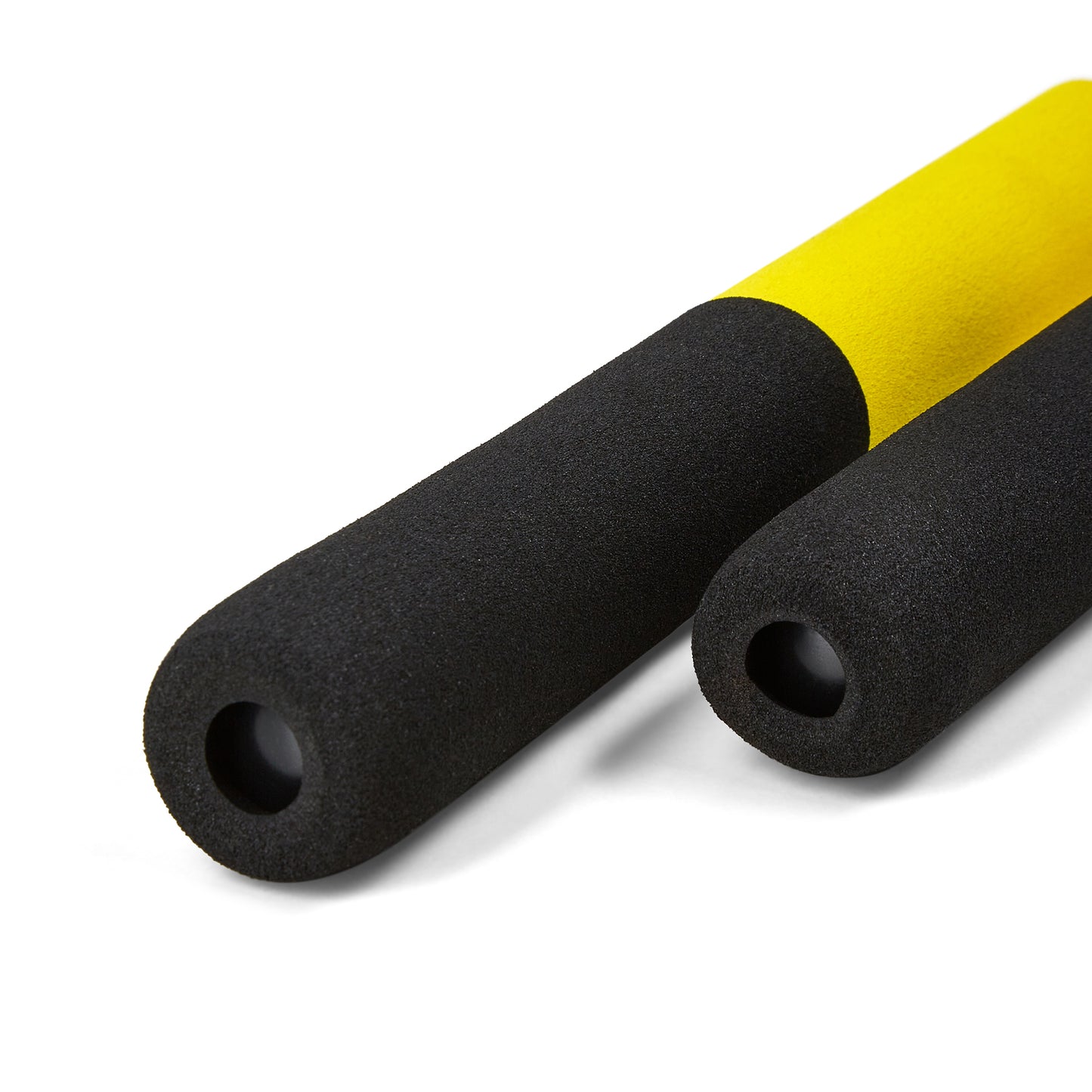 NR-031P: Foam Nunchaku with Metal B/Bearing. Yellow / Black