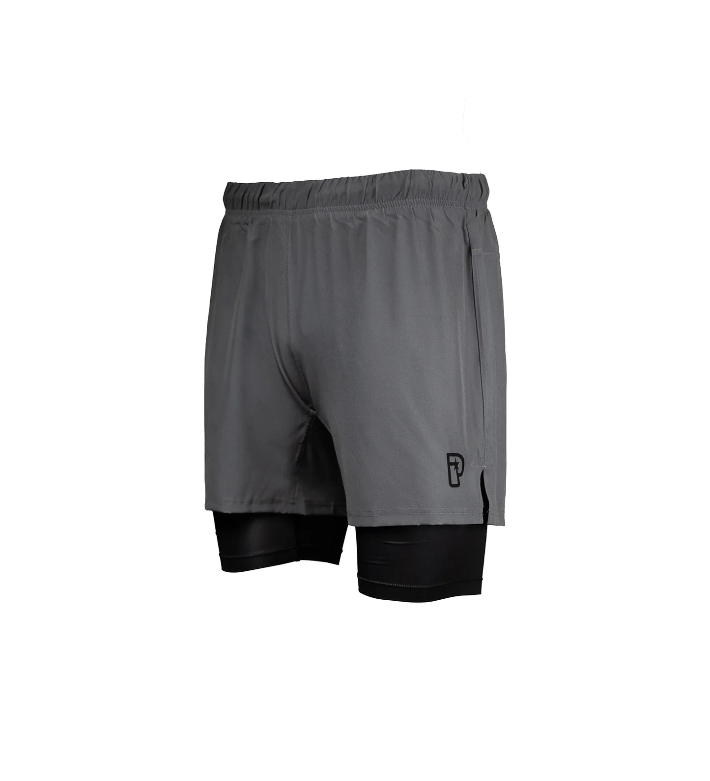 Progress Jiu Jitsu Academy Plus Hybrid Shorts - Grey
