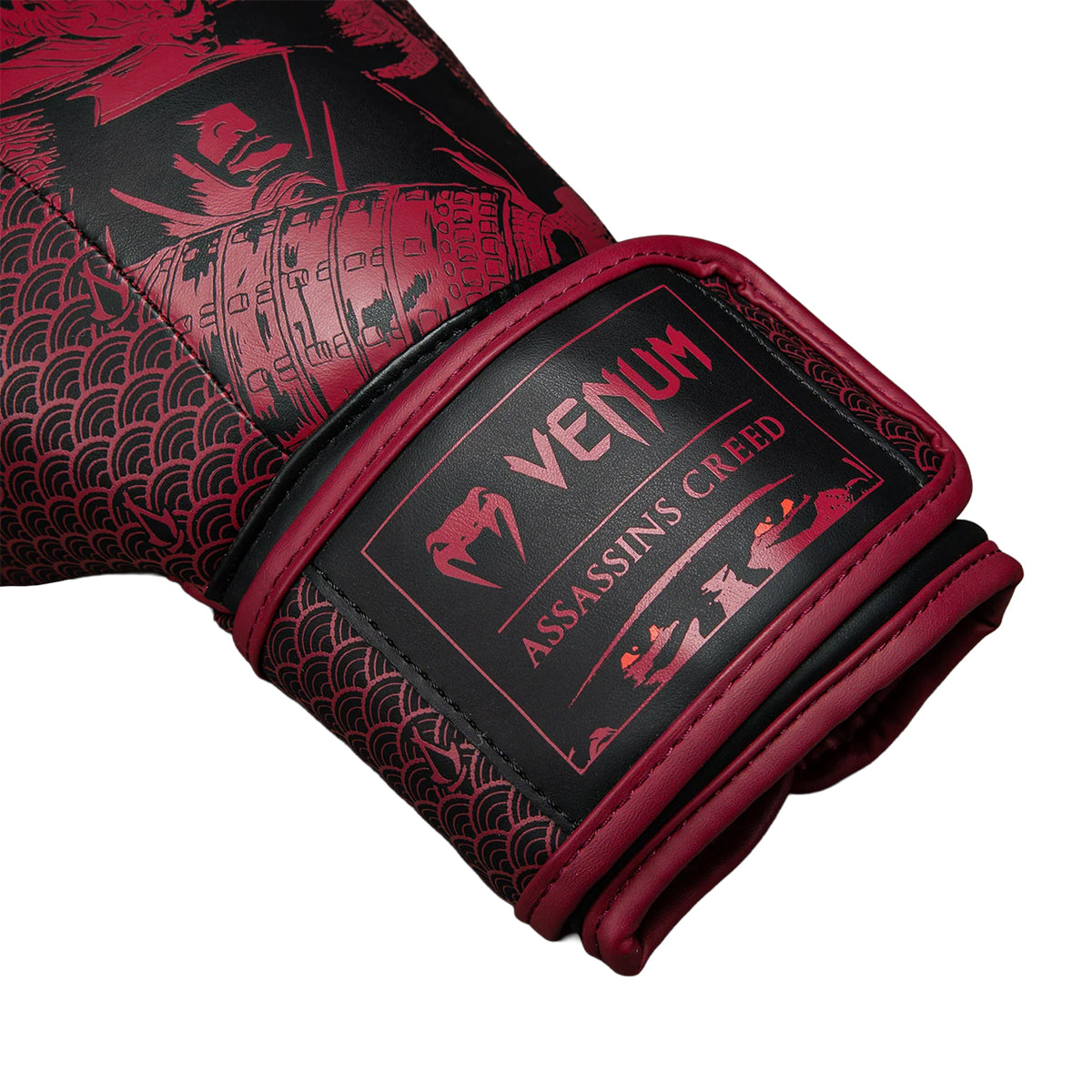 Venum x Assassin's Creed Shadows Boxing Gloves - Burgundy/Black