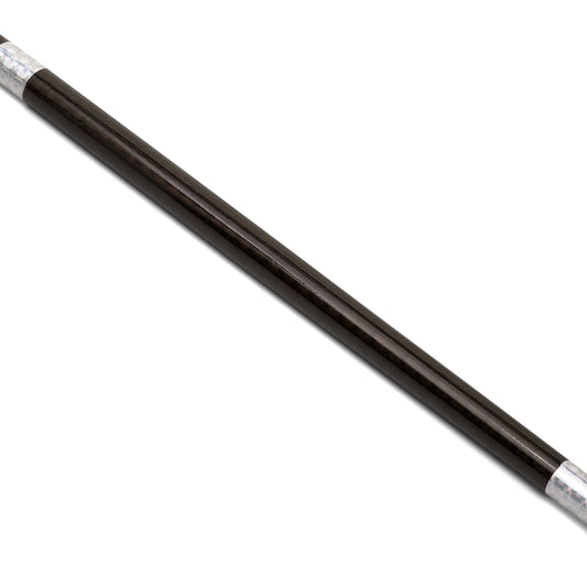 Chrome Competition Silver/Black Ultra Light Bo Staff - 72 Inches