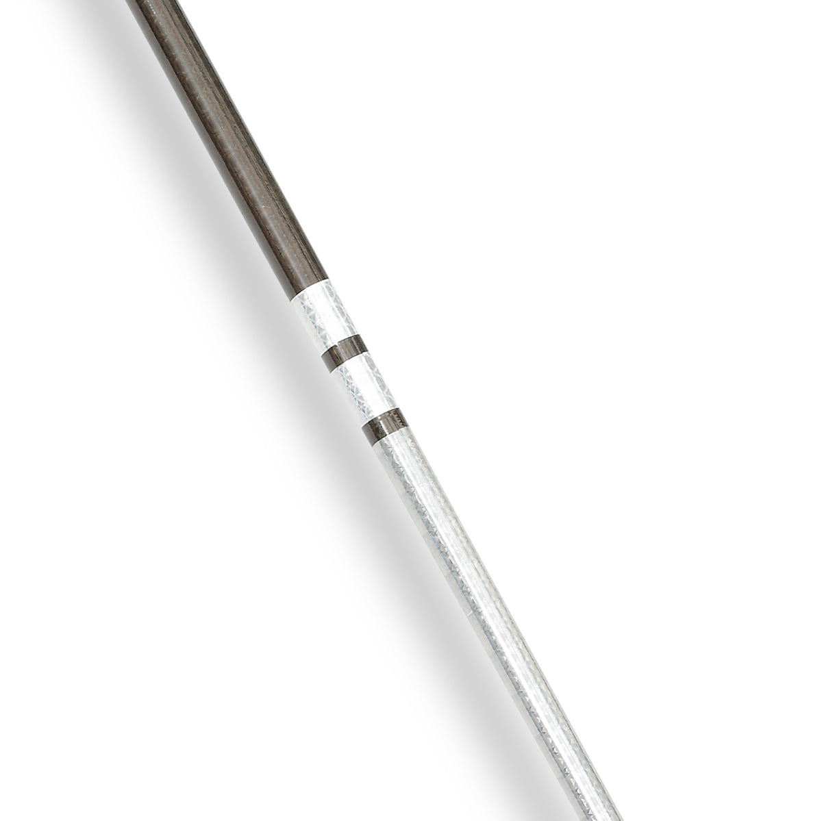 Chrome Competition Silver/Black Ultra Light Bo Staff - 72 Inches