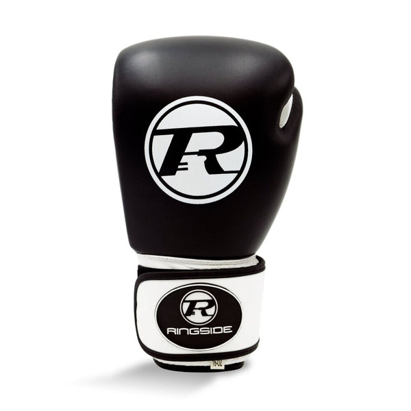 Ringside Boxing Leather Club Gloves Black