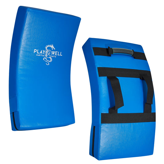 Deluxe Vinyl  Blue Curved Shield - Large - PRE ORDER