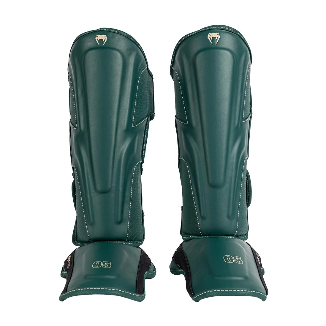 Venum Impact Evo Shin Guards - Emerald Green