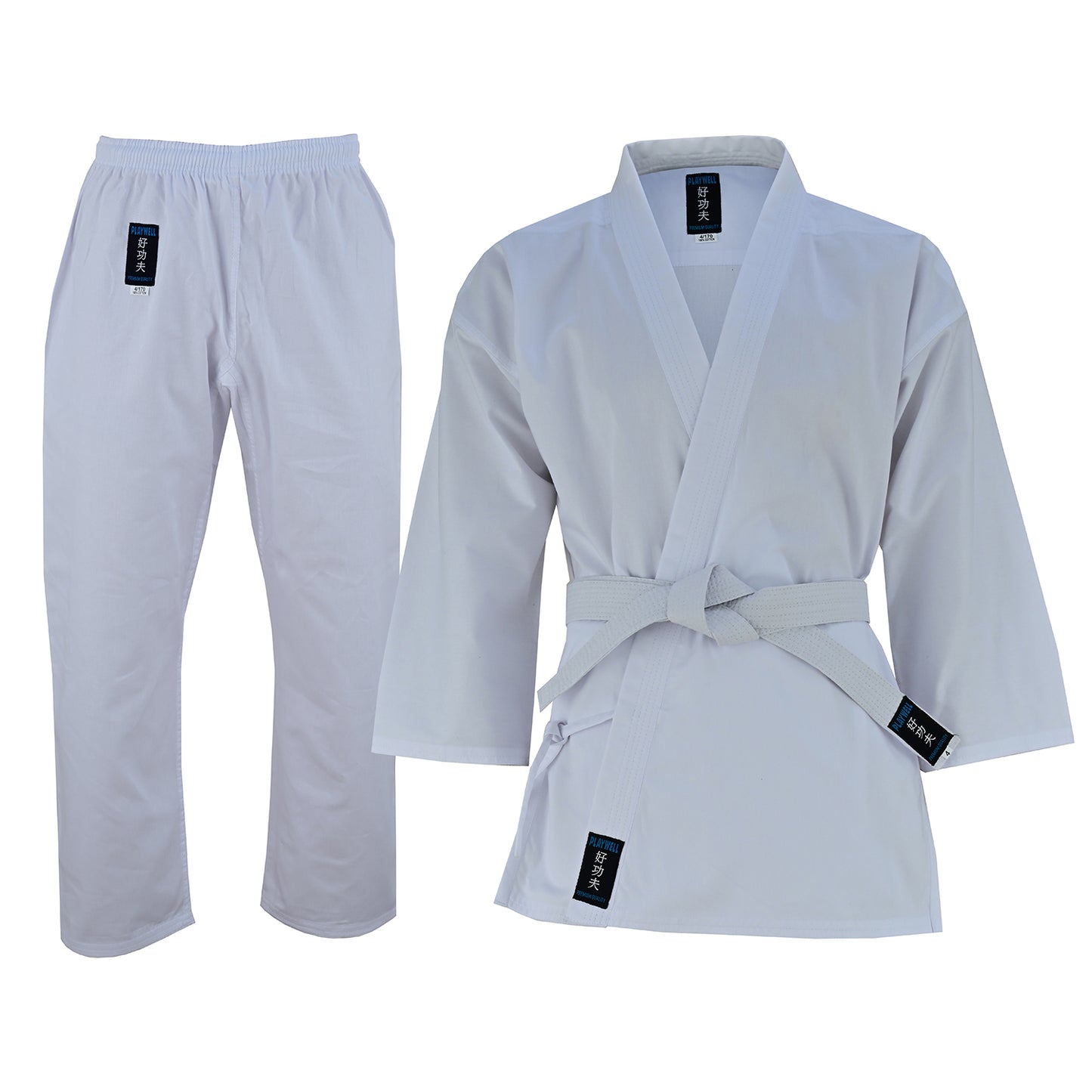 Adults Karate Polycotton Suit - White 7oz